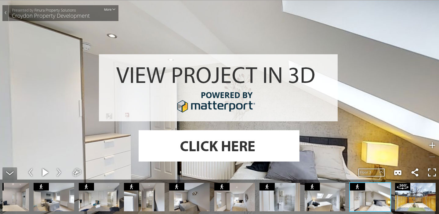 Matterport 3d render for Finura